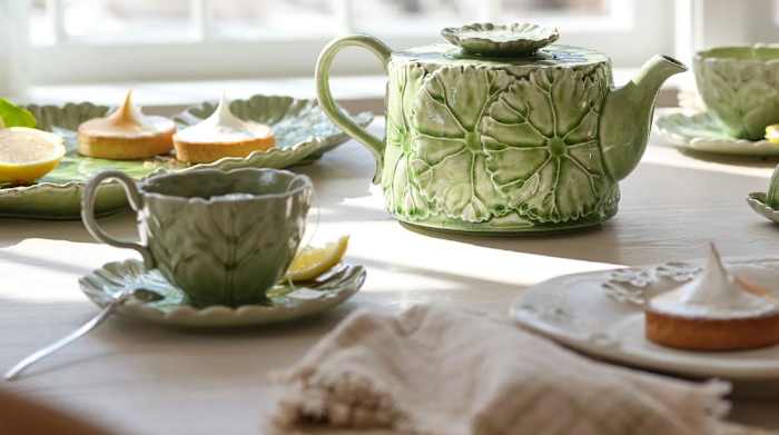 Easter Sunday tea set